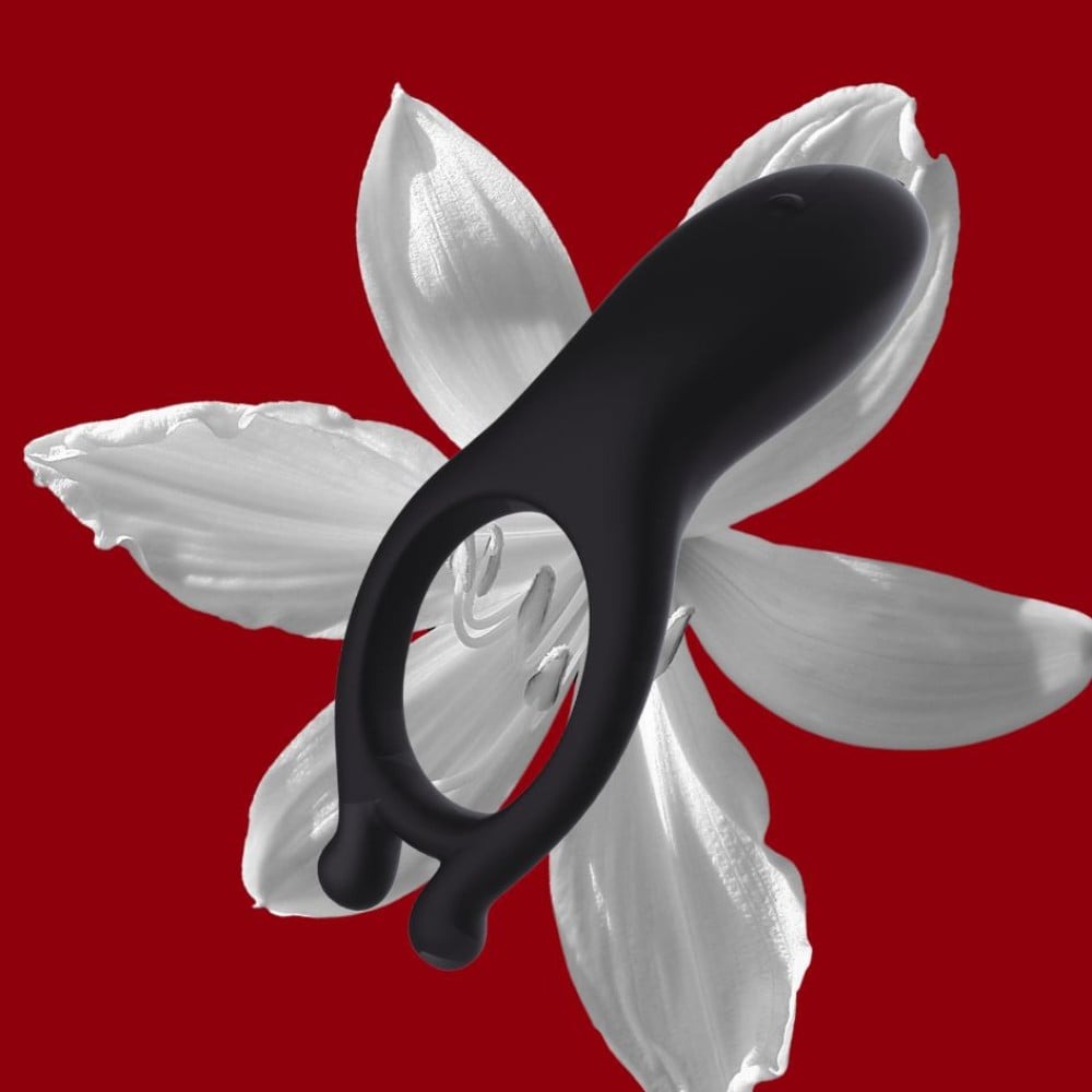  - Вібраційне ерекційне кільце Every Night Toys з відростками для додаткової стимуляції клітора 3