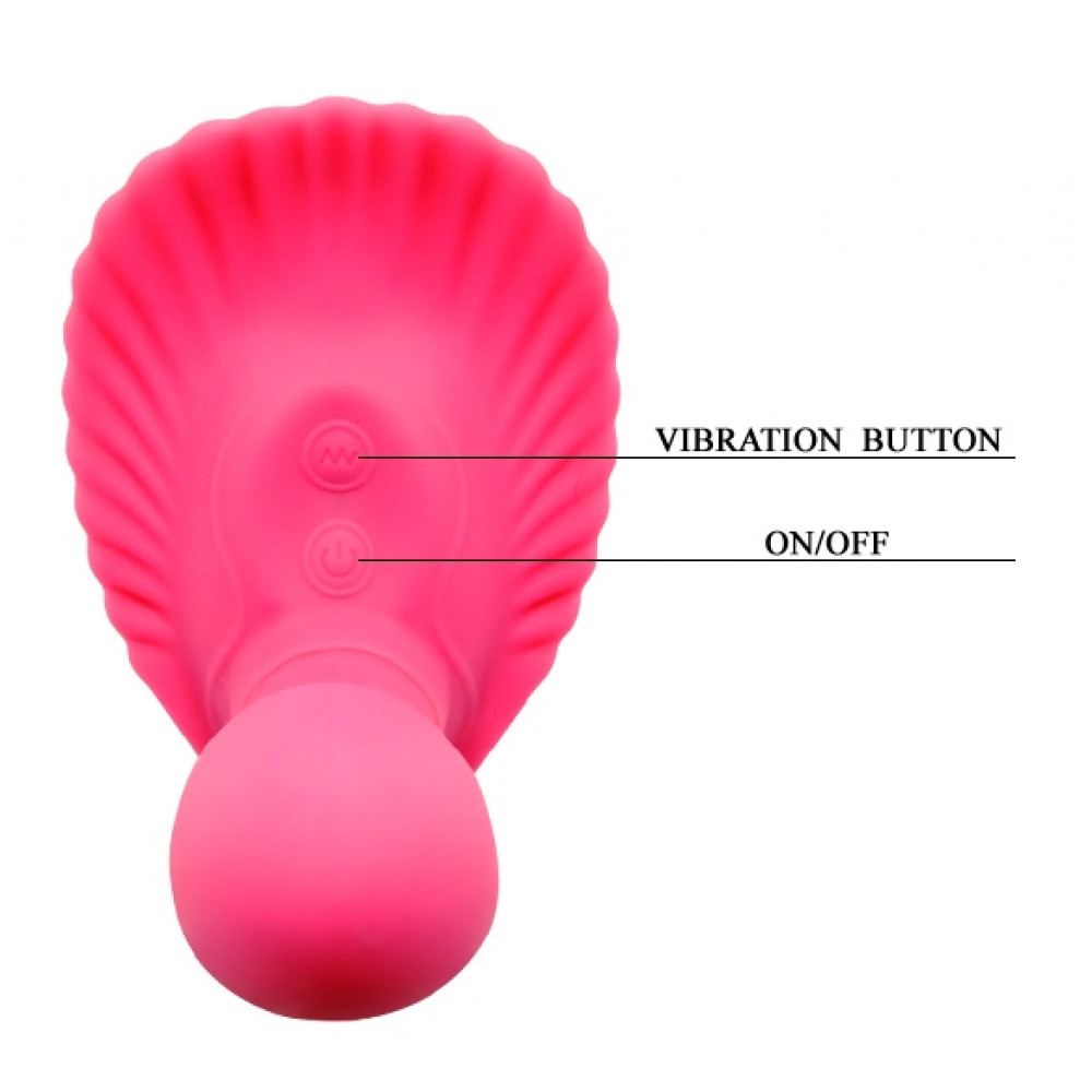Вибратор - Вибробабочка с стимулятором клитора PRETTY LOVE - fancy clamshell , BI-014368 3
