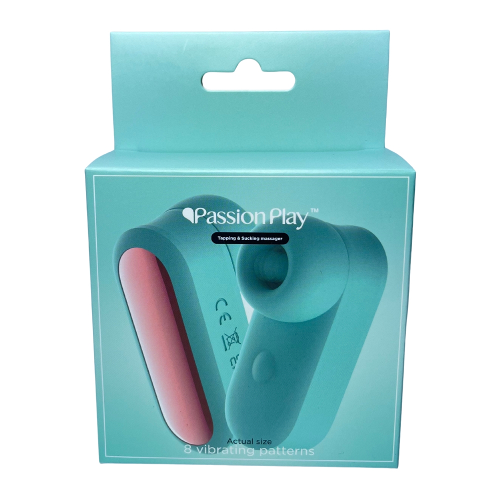 Вибропули и мини-вибраторы - Вибростимулятор для клитора Passion Play в виде наушника, 8 режимов, бирюзовый 6