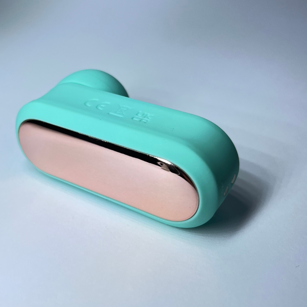 Вибропули и мини-вибраторы - Вибростимулятор для клитора Passion Play в виде наушника, 8 режимов, бирюзовый 5