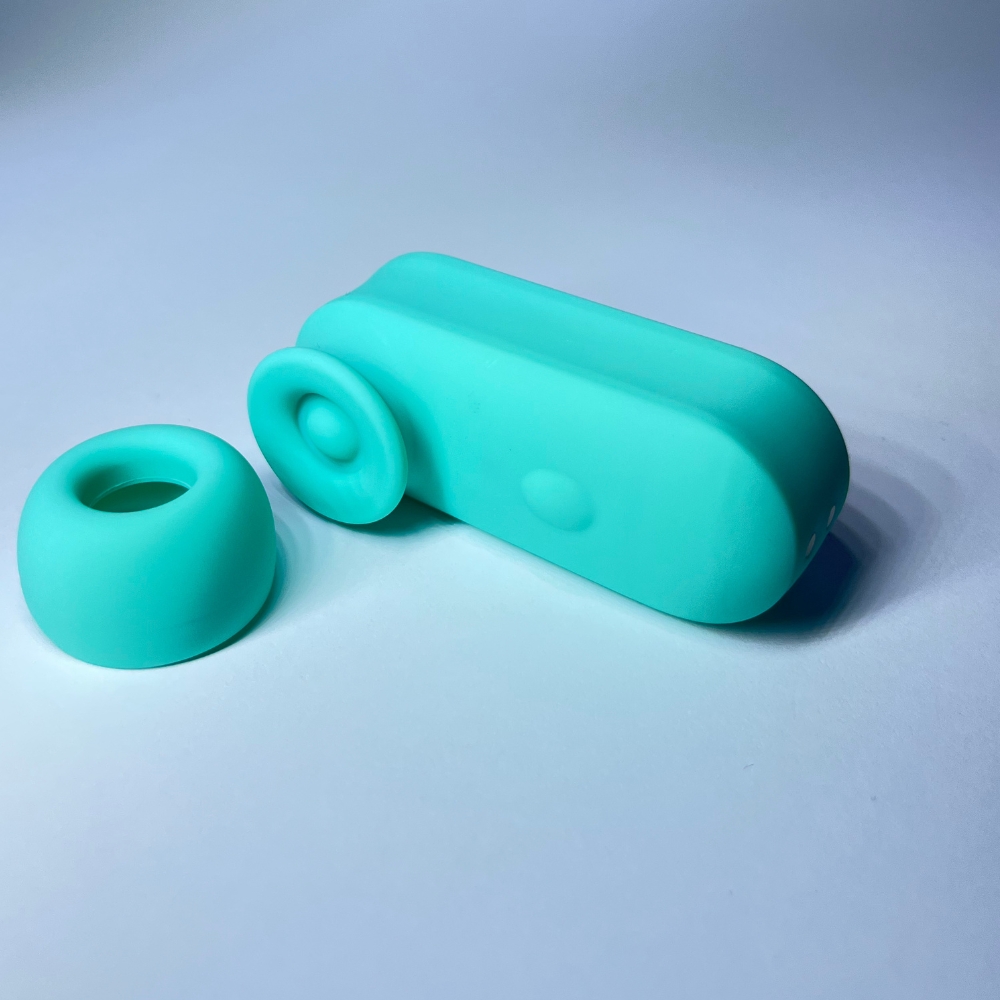 Вибропули и мини-вибраторы - Вибростимулятор для клитора Passion Play в виде наушника, 8 режимов, бирюзовый 3