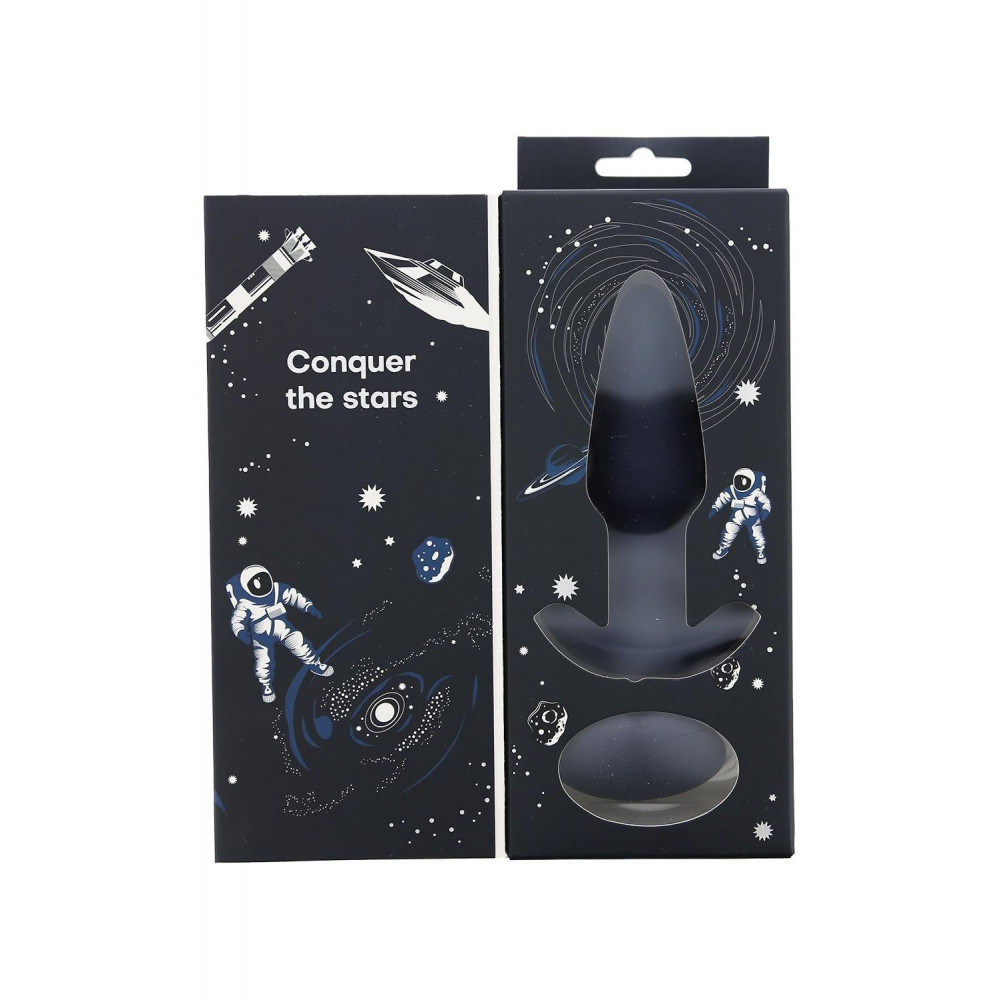  - Вибрирующая анальная пробка Dream Toys Startroopers Pluto с пультом управления, черная 11