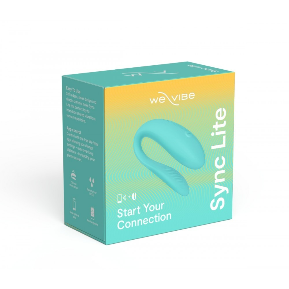 Секс игрушки - Инновационный смарт вибратор для пар Sync Lite We-Vibe, силиконовый, мятный 1