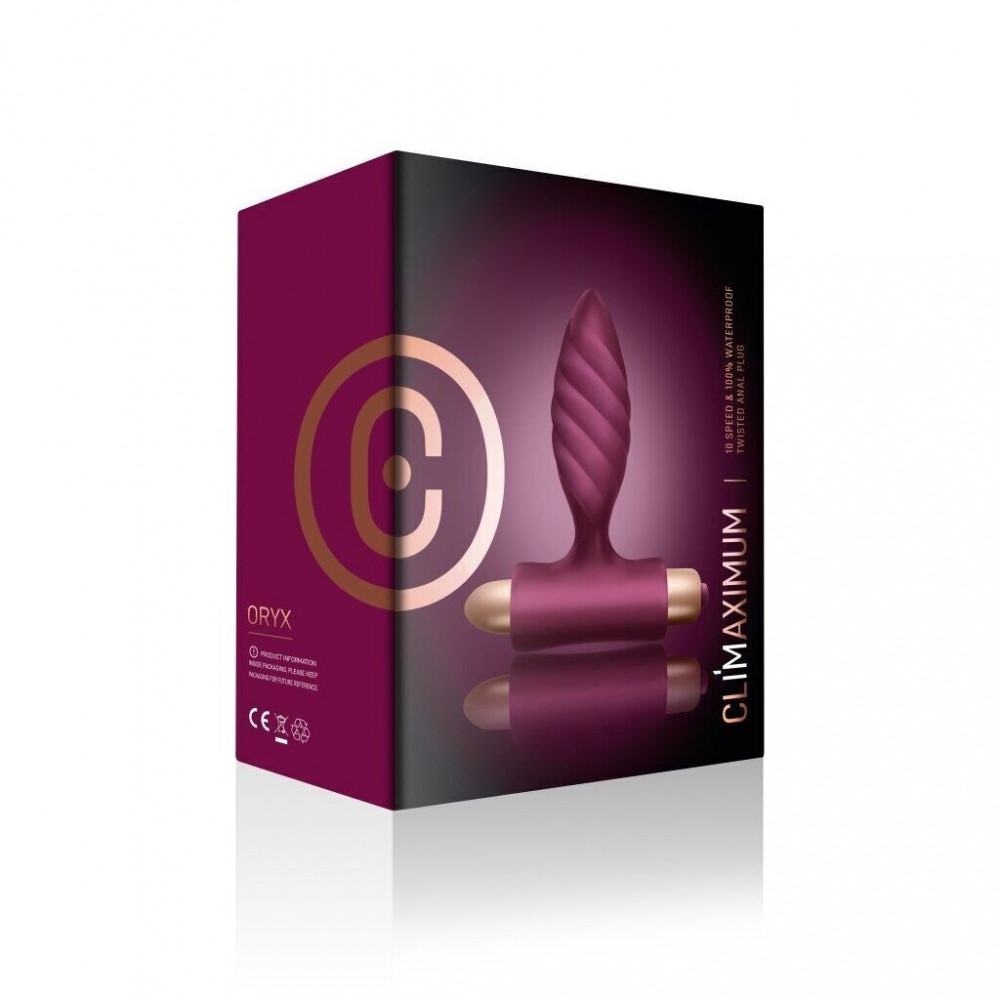 Секс игрушки - Анальная пробка Climaximum Oryx (мятая упаковка!!!) 4