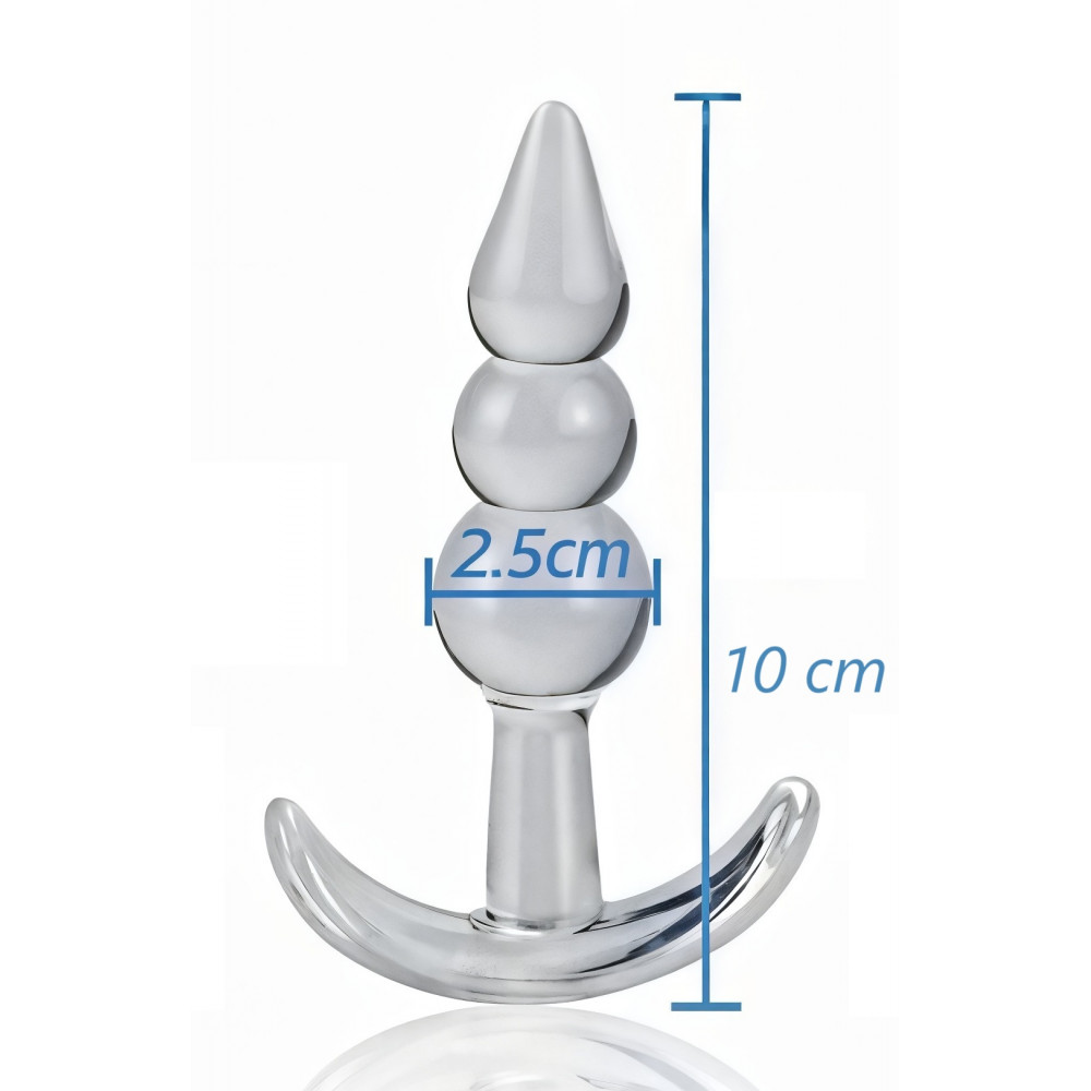 Анальные игрушки без вибрации - Анальный плаг SKN-ANL001 ( длина 10 см, диаметр 2,5 см ) 1