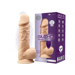 Фаллоимитатор с вибрацией SilexD Norman Vibro Flesh (Model 1 size 8,5") LRS (мятая упаковка!!!)