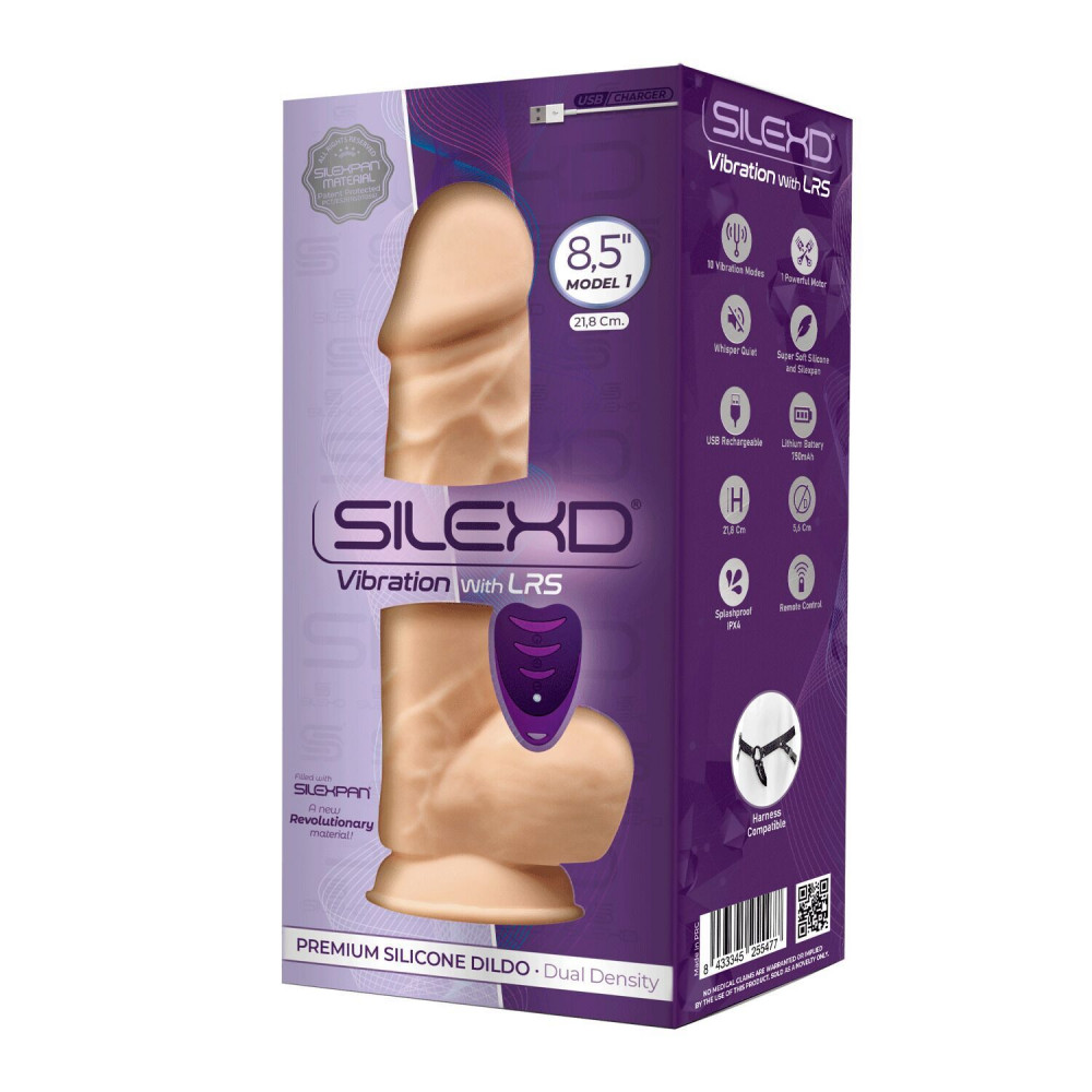 Секс игрушки - Фаллоимитатор с вибрацией SilexD Norman Vibro Flesh (Model 1 size 8,5