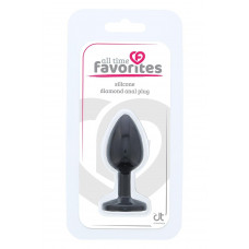 Анальная пробка ALL TIME FAVORITES SILICONE DIAMOND PLUG