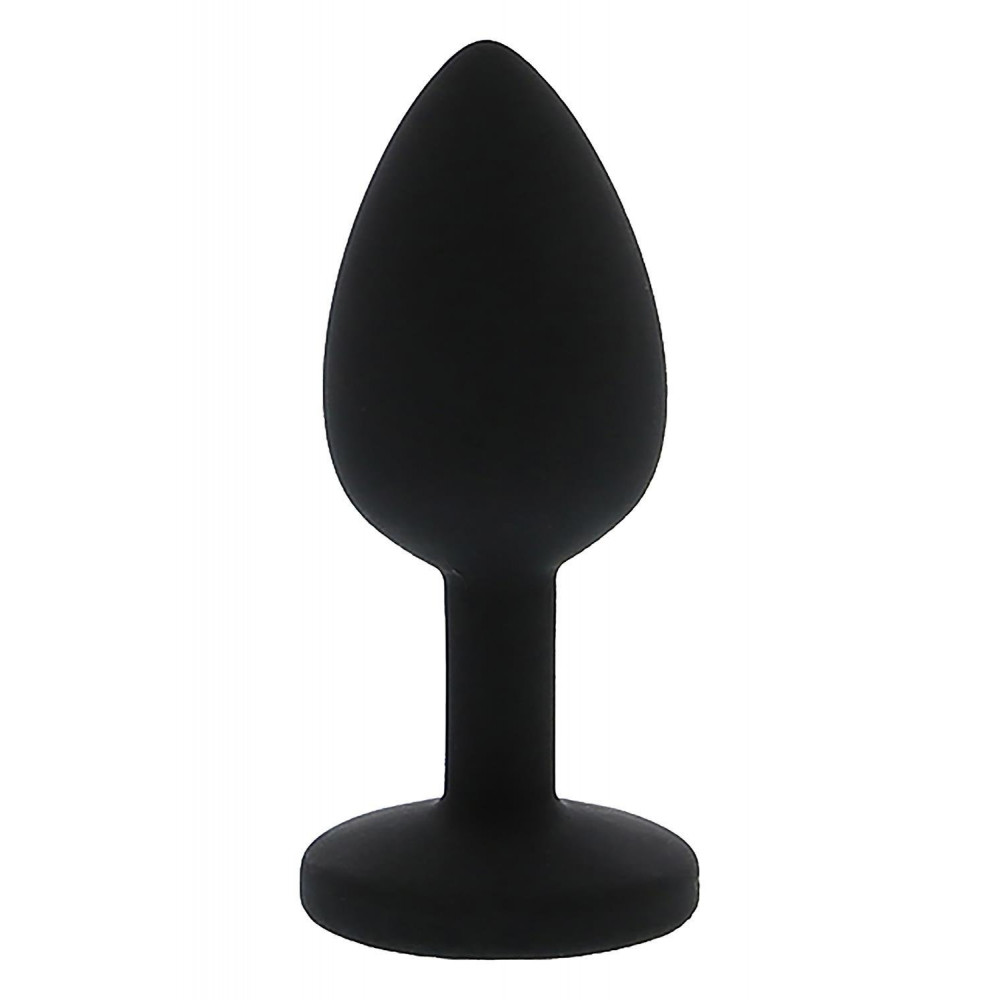 Анальные игрушки без вибрации - Анальная пробка ALL TIME FAVORITES SILICONE DIAMOND PLUG 2