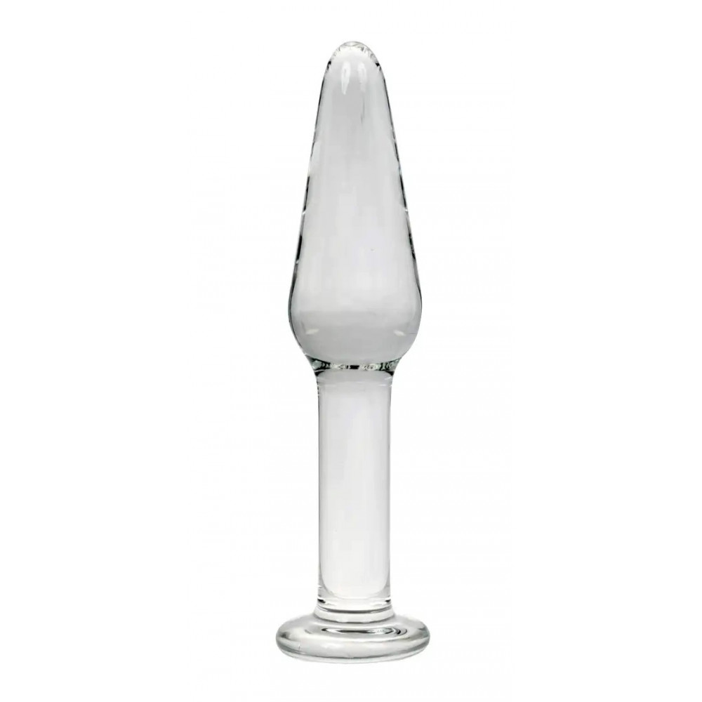 Разное - Анальный плаг из стекла EGZO EAP-E ( длина 11.5 см, диаметр 3.2 см ) 1