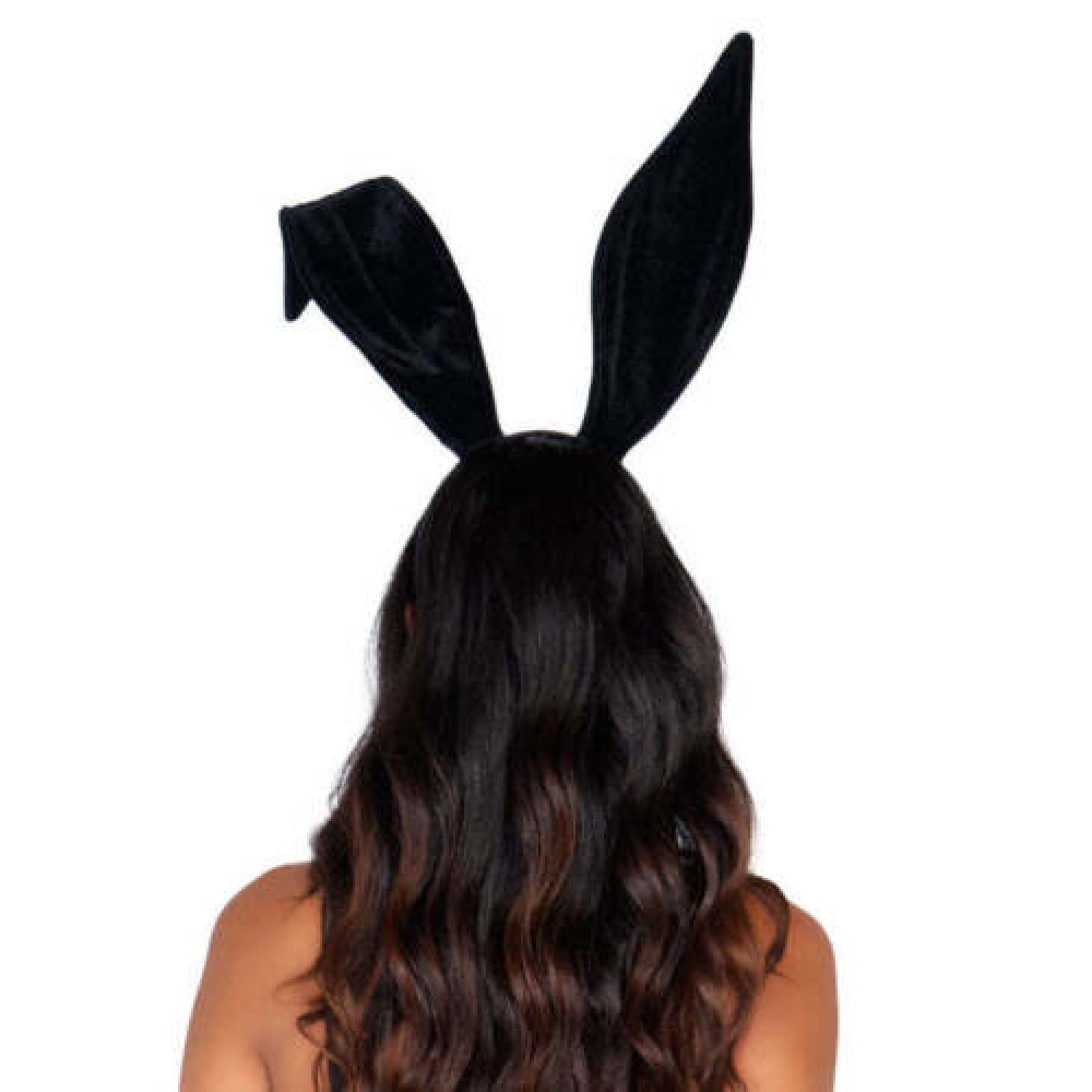 Эротическое белье - Бархатные ушки кролика Leg Avenue Bendable velvet bunny ears O/S 1