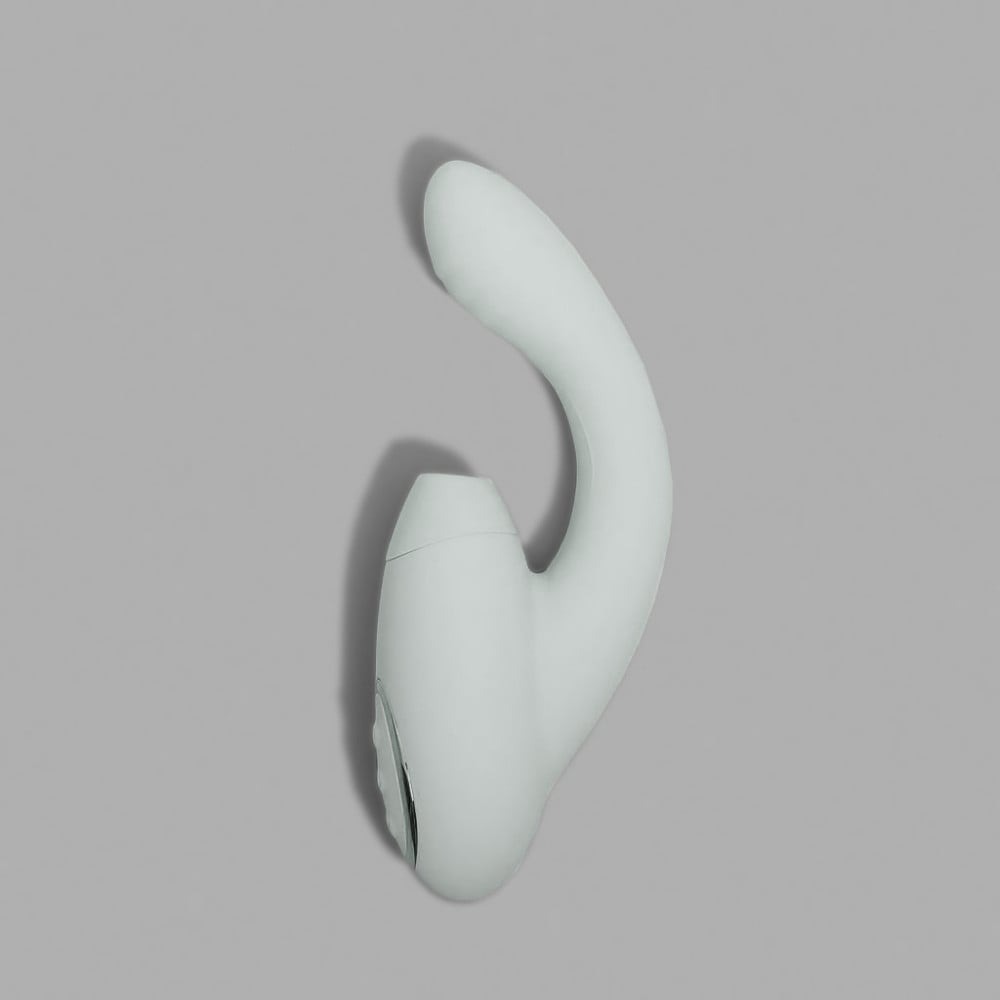 Різне - Безконтактний вібратор з подвійною стимуляцією та підігрівом Sweet Em, сірий 4