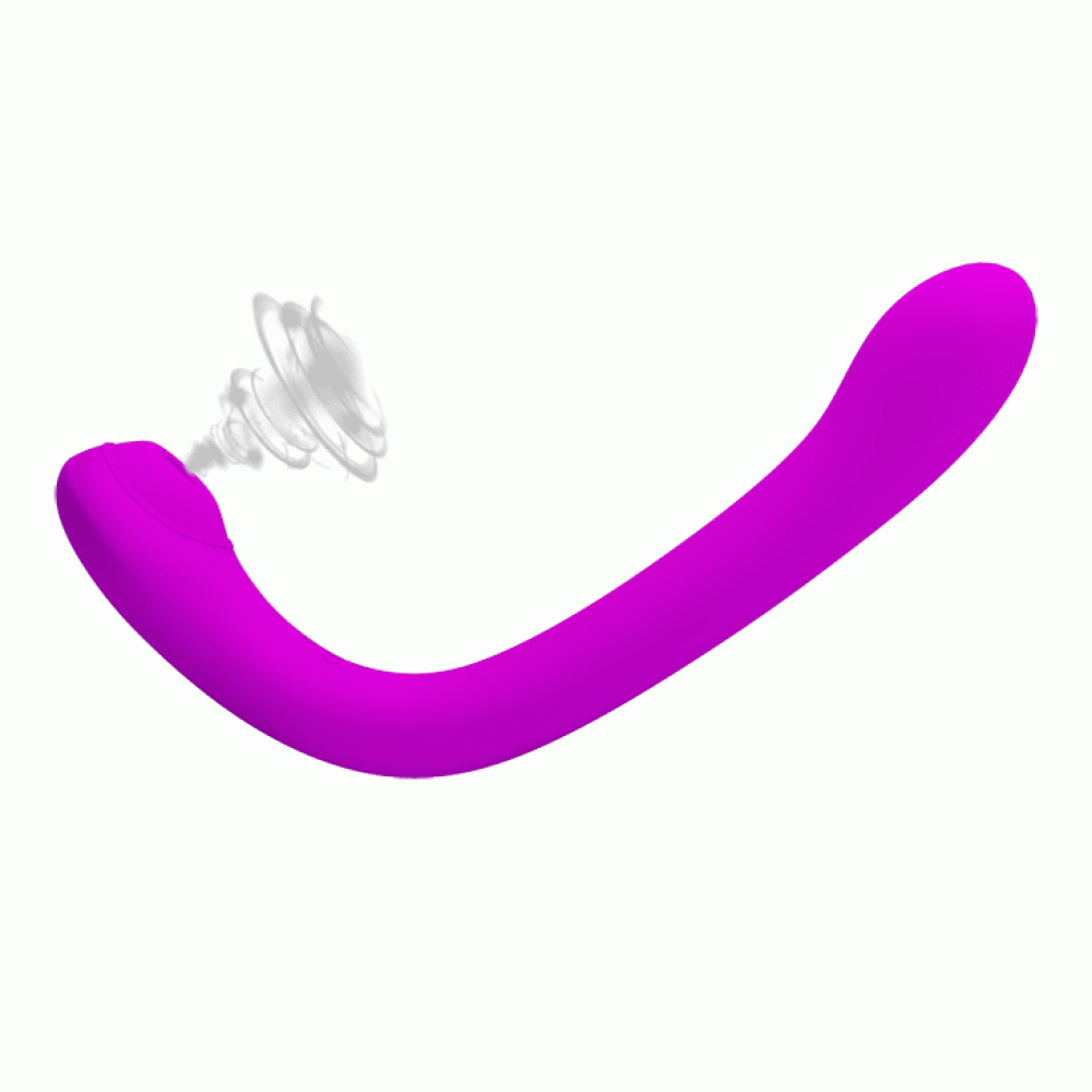  - Двосторонній вібратор з вакуумною кліторальною стимуляцією Pretty Love - Alex, BI-040126 3