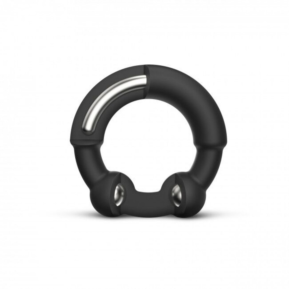 Эрекционное кольцо - Эрекционное кольцо с металлическими вставками Dorcel STRONGER RING