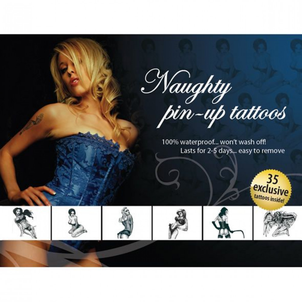 Интимные украшения - Tattoo Set - Naughty Pin-Up