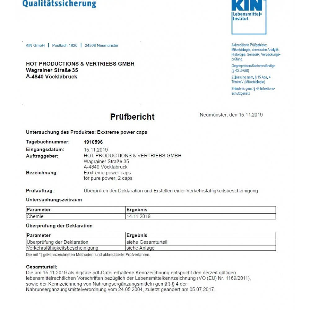 Возбуждающие препараты - Капсулы для потенции HOT eXXtreme (цена за упаковку ,10 капсул) 1