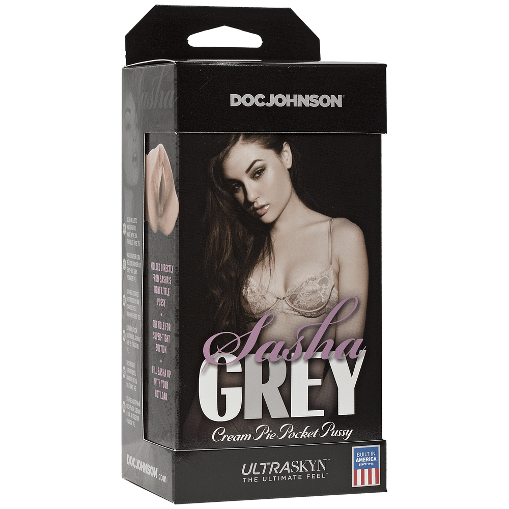 Мастурбаторы вагины - Мастурбатор Doc Johnson Sasha Grey - Ultraskyn Cream Pie Pocket 1