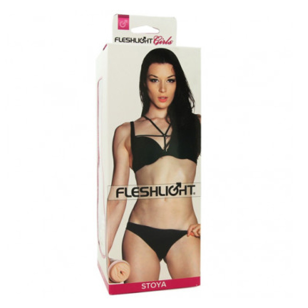 Секс игрушки - Мастурбатор вагина в колбе Fleshlight Stoya реалистичный из киберкожи, телесный 9