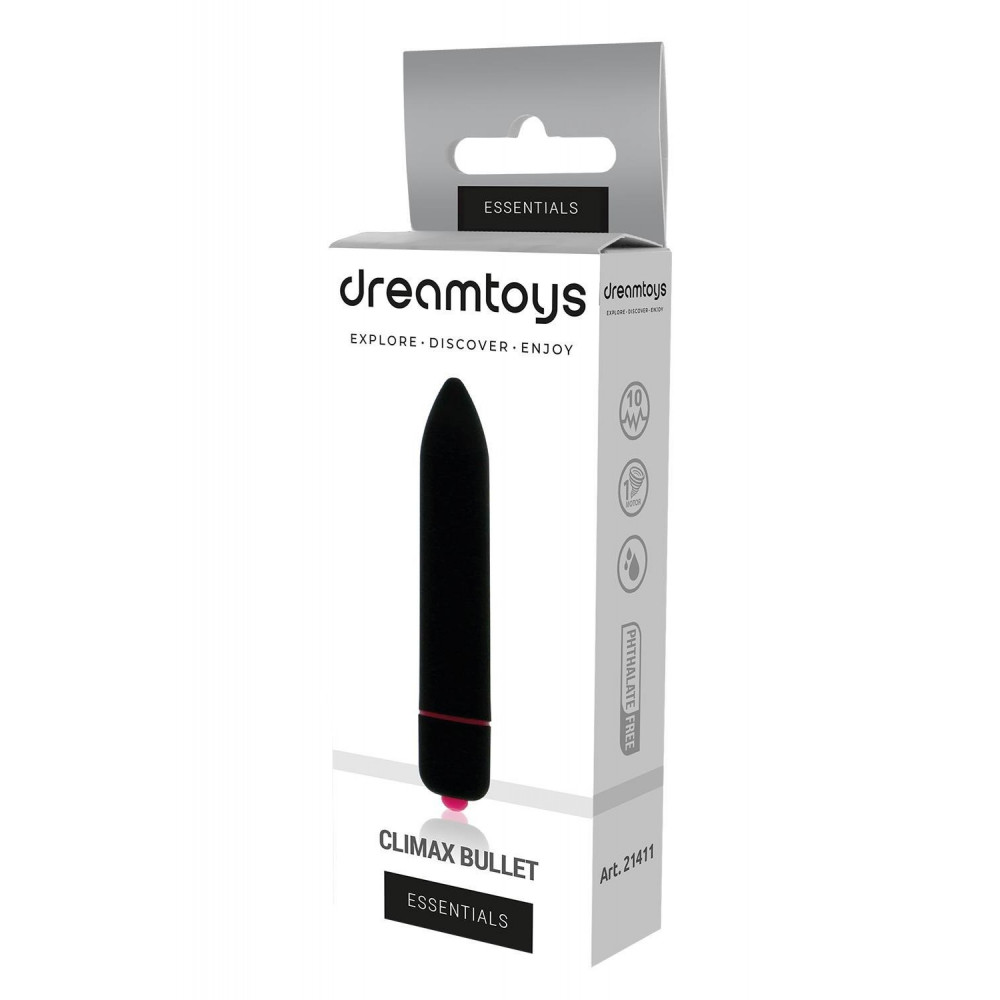  - Мини вибромассажер DreamToys Vibes of Love Climax Bullet черный