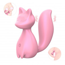 Міні-вібратор кліторальний Every Night Toys Doris у формі лисиці світло-рожевий, 10 режимів вібрації