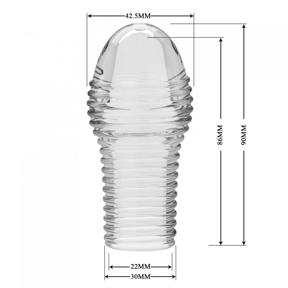  - Насадка стимулююча Pretty Love - Hoytt Clear, BI-026291M 6