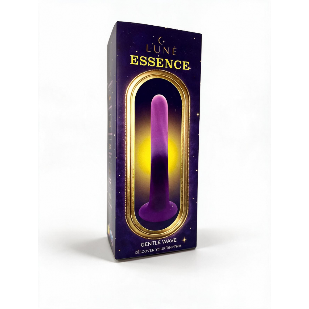 - Вібратор на присосці UNIVIBE LUNE Essence гнучкий з градієнтним дизайном 1
