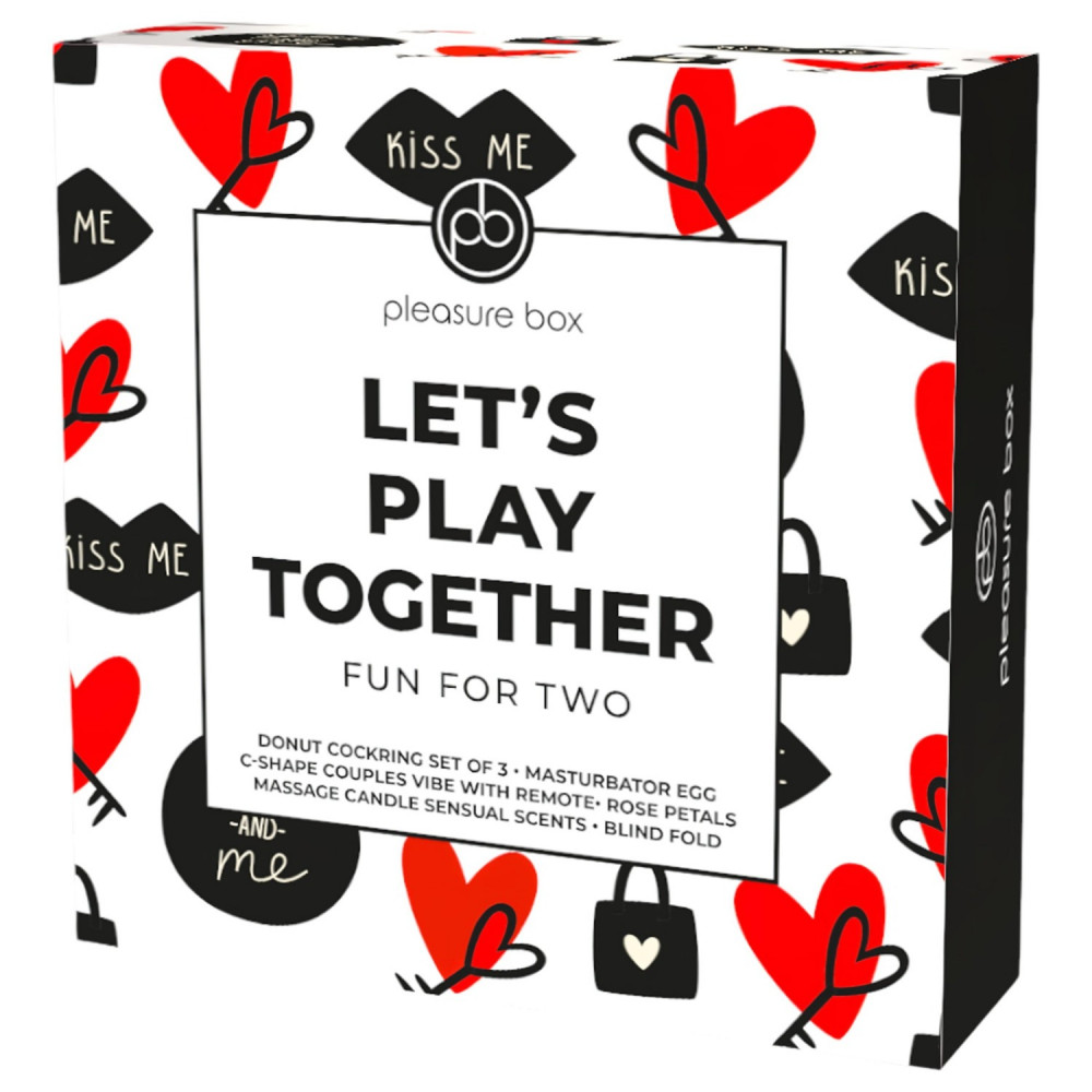 Секс боксы - Подарочный набор для пары Dreamtoys Let'S Play Together, 9 предметов, красный 9