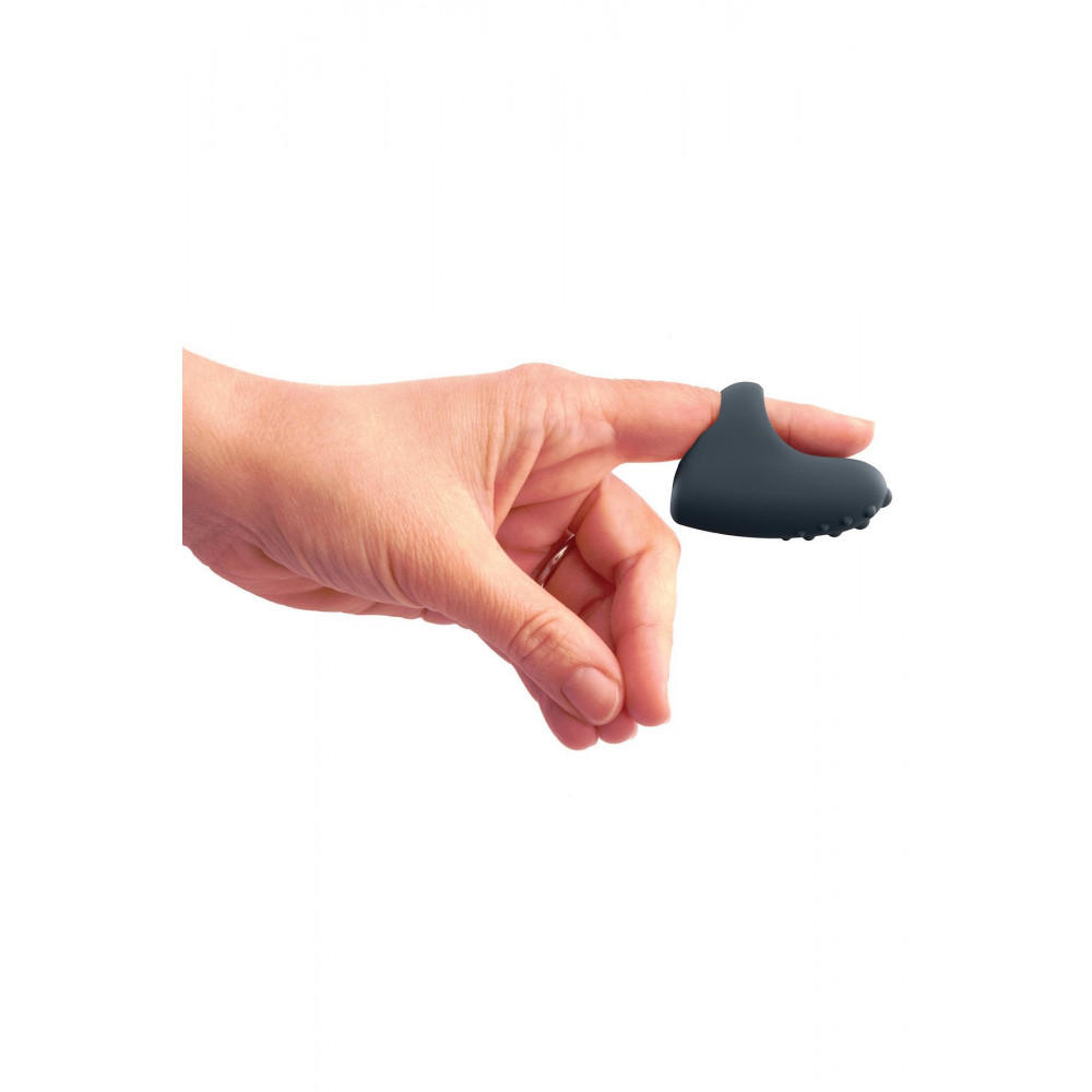 Мини вибраторы - Вибратор на палец Dorcel MAGIC FINGER Black перезаряжаемый, 3 режима работы 5