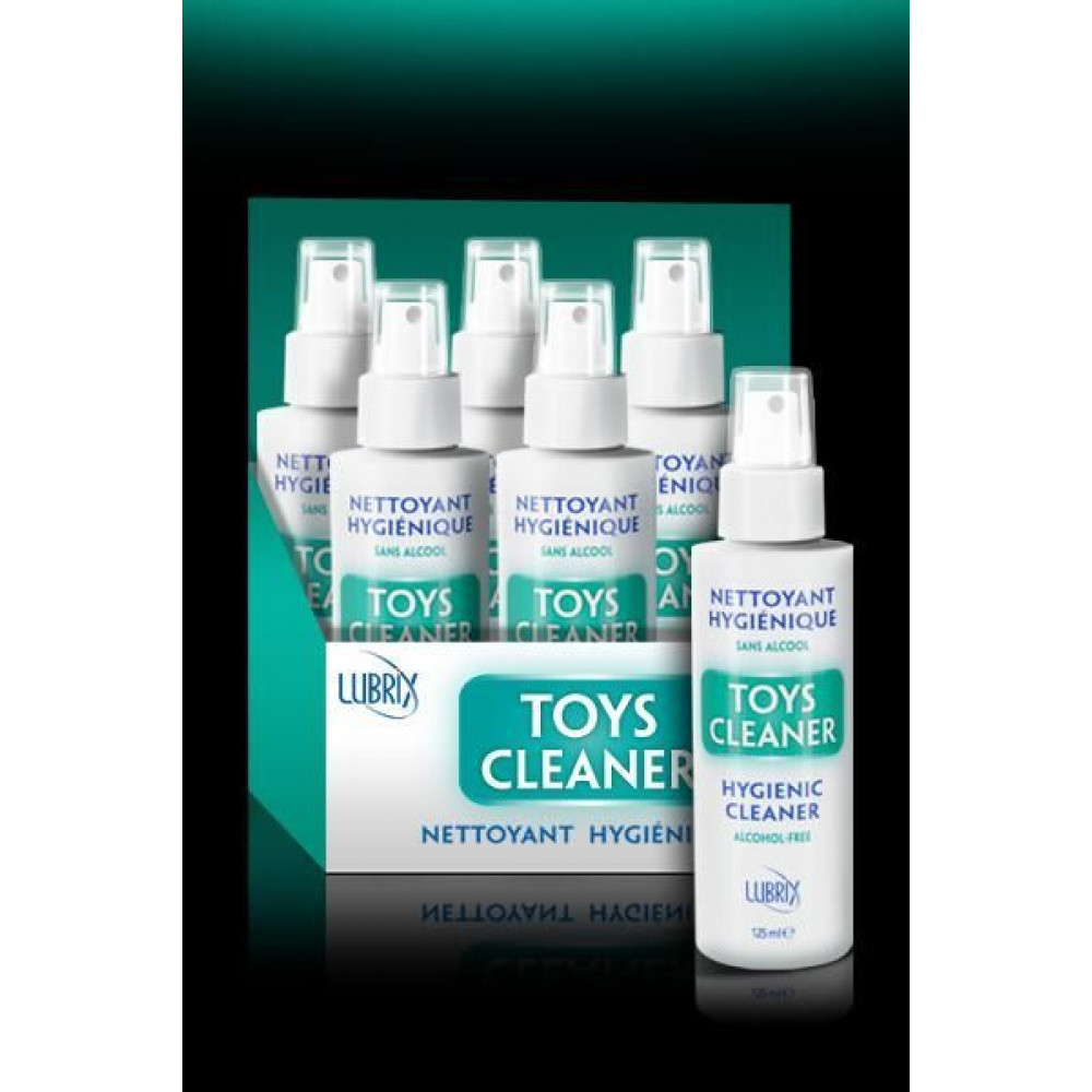 Средства по уходу за секс игрушками - Антибактериальный спрей Lubrix TOYS CLEANER (125 мл) для дезинфекции игрушек 1