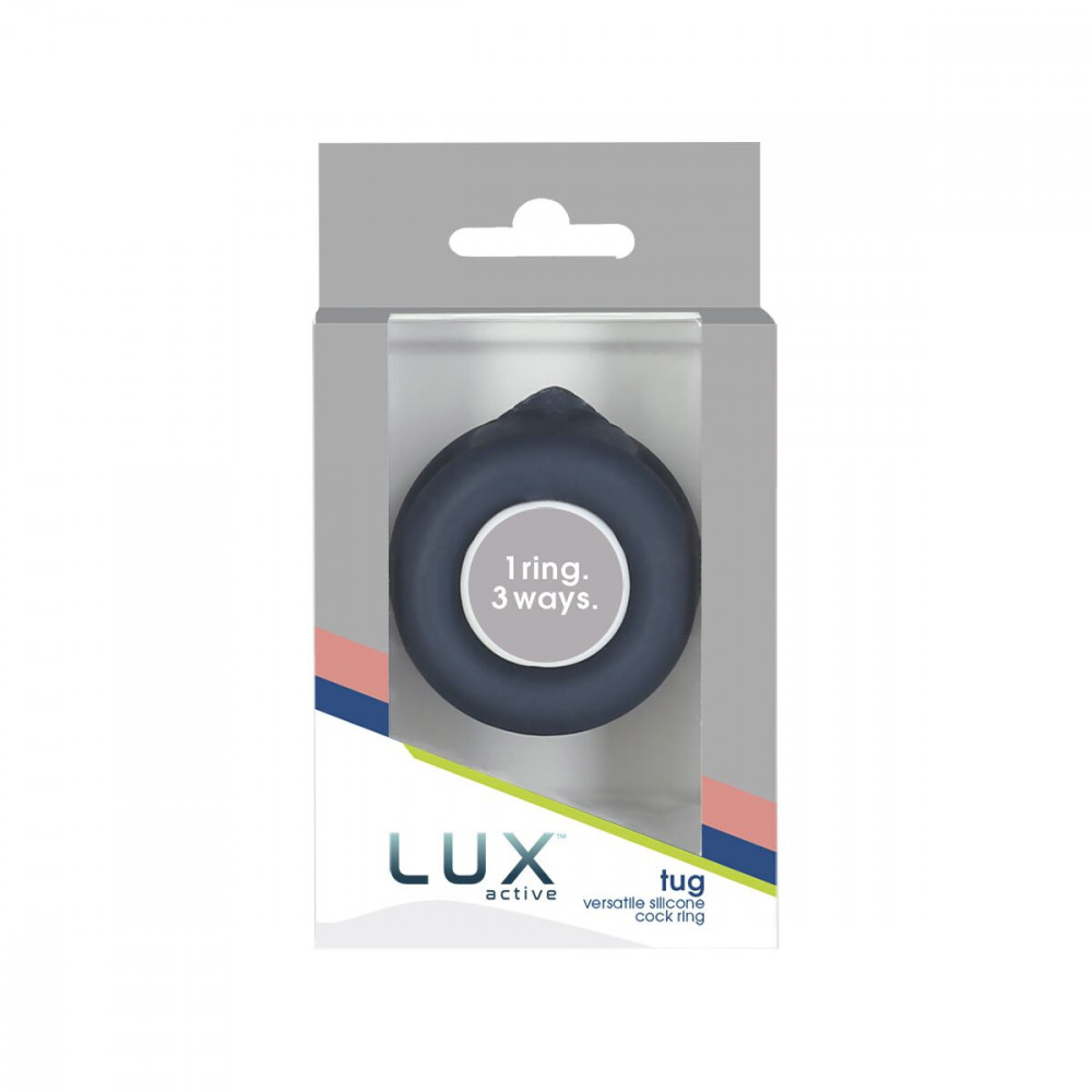 Эрекционное кольцо - Двойное эрекционное кольцо LUX Active – Tug – Versatile Silicone Cock Ring 2