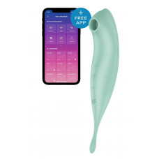 Смарт-вибратор для клитора с вакуумной стимуляцией Satisfyer Twirling Pro+ Mint