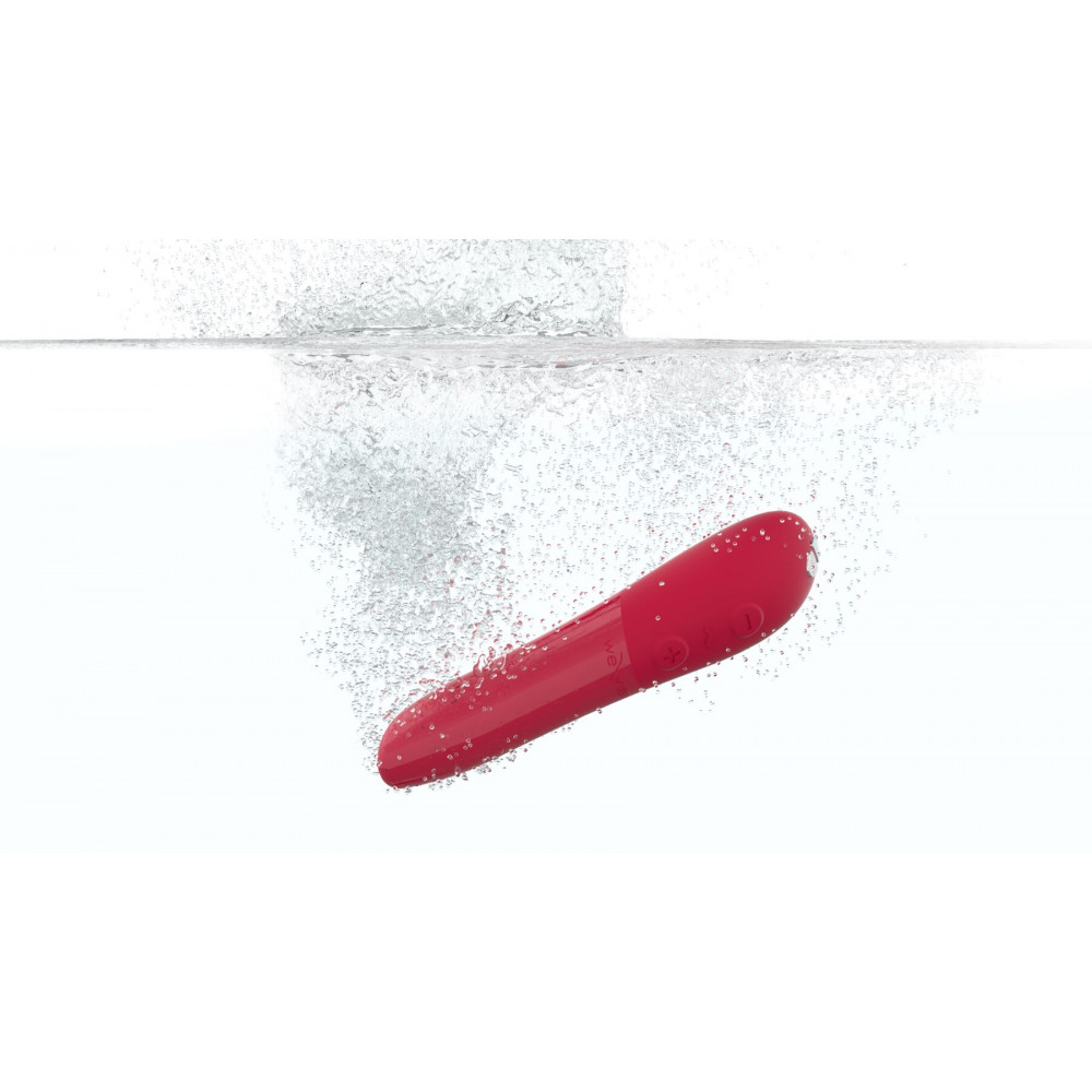 Клиторальный вибратор - Мощная вибропуля Tango X Cherry Red by We-Vibe, 7 режимов вибрации, 8 уровней интенсивности 5