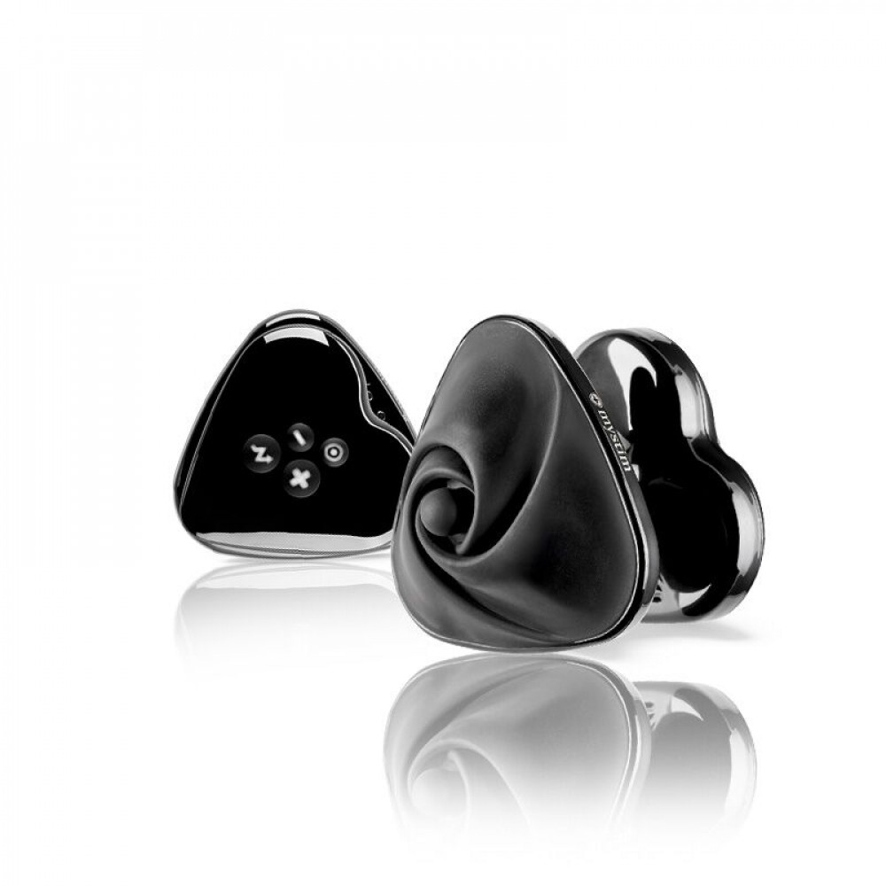 Різне - Вібратор для клітора з електростимуляцією Mystim Heart's Desire Black Edition