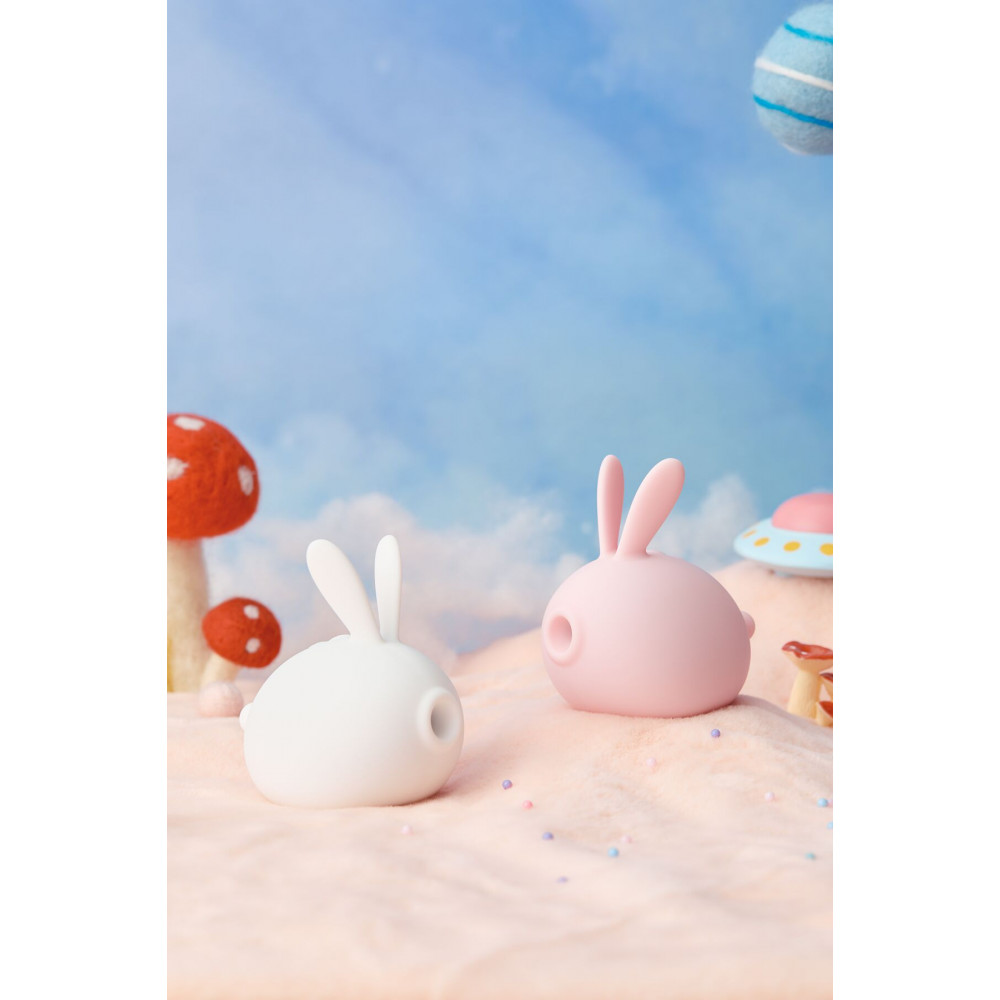 Вакуумный вибратор - Вакуумный клиторальный стимулятор с вибрацией KISTOY Too Simple Pink 3