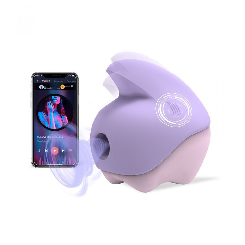 Вибраторы вакуумные - Вакуумный клиторальный стимулятор Magic Motion Unicorn Purple 8