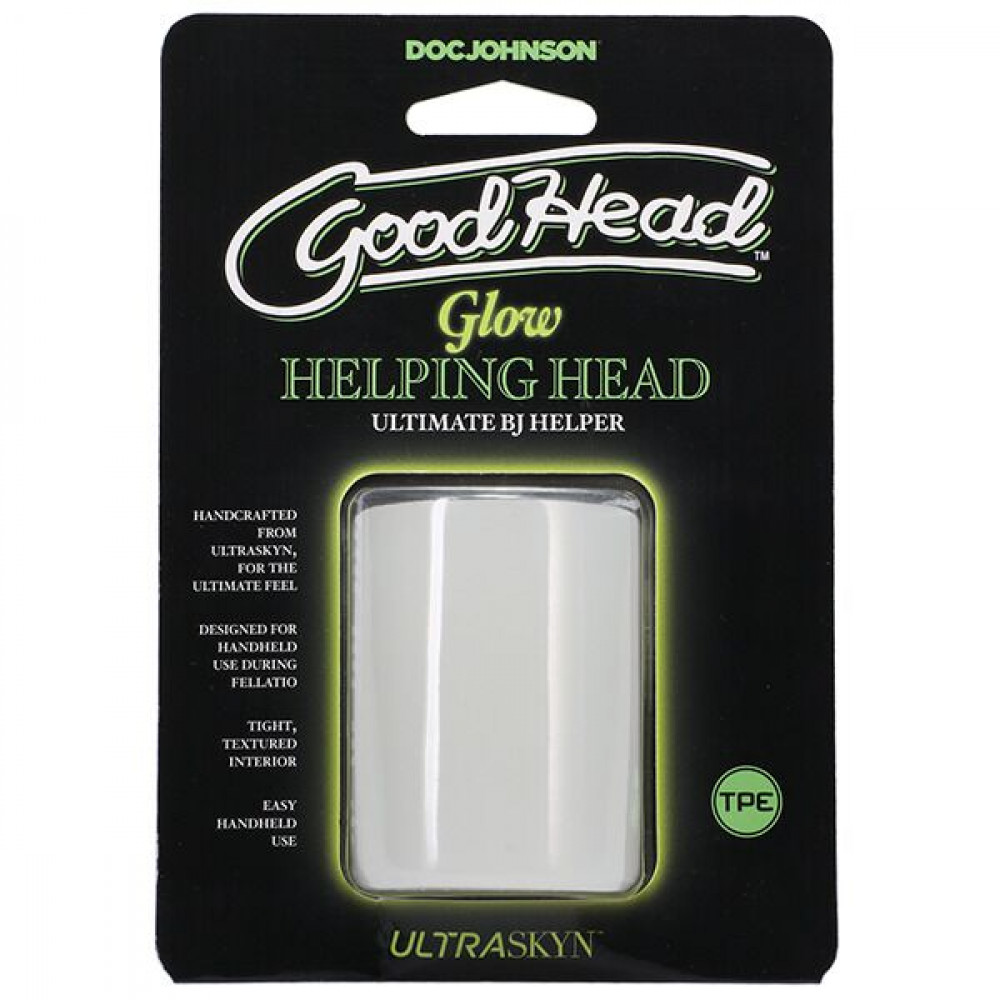 Другие мастурбаторы - Мастурбатор Doc Johnson GoodHead - Glow Helping Head 4
