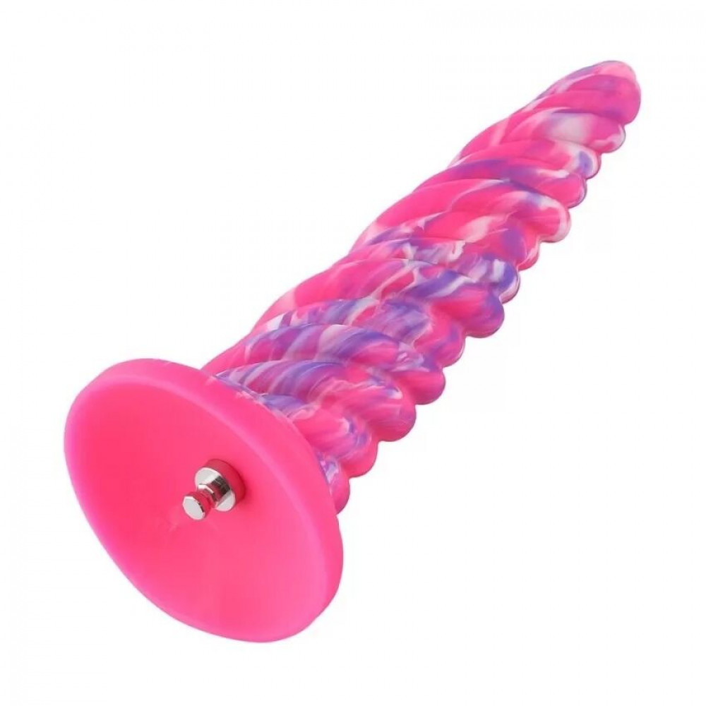  - Силиконовый дилдо Hismith Awl Shape Silicone Dildo Monster Series