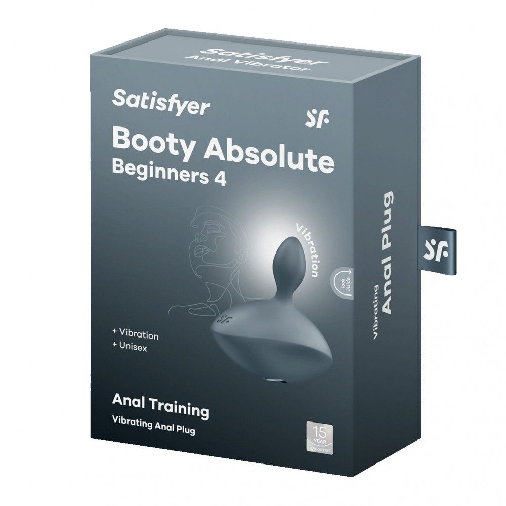 Анальные пробки с вибрацией - Анальная вибропробка Satisfyer Booty Absolute Beginners 4 5