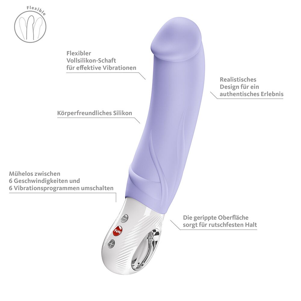 Класичний вібратор - Вібратор для точки G Fun Factory BIG BOSS Purple, дуже потужний, 23,5 см 7