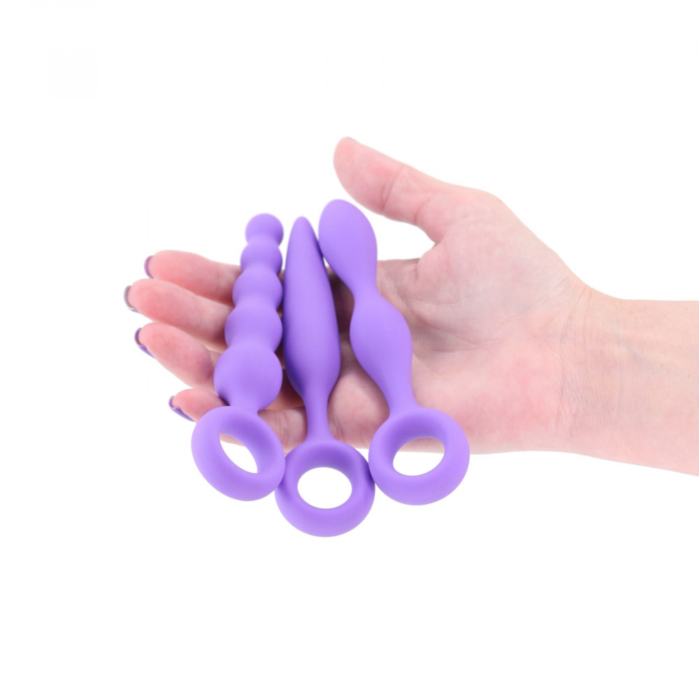 Анальные игрушки - Набор анальных игрушек NS Novelties INYA - Trio Kit - Purple 1
