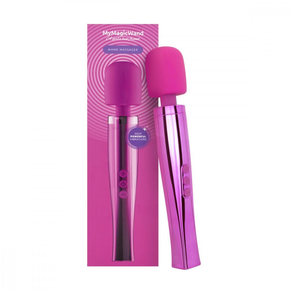 Для LGBTQ+ - Вибромассажер MyMagicWand - Wand Massger Electric Pink