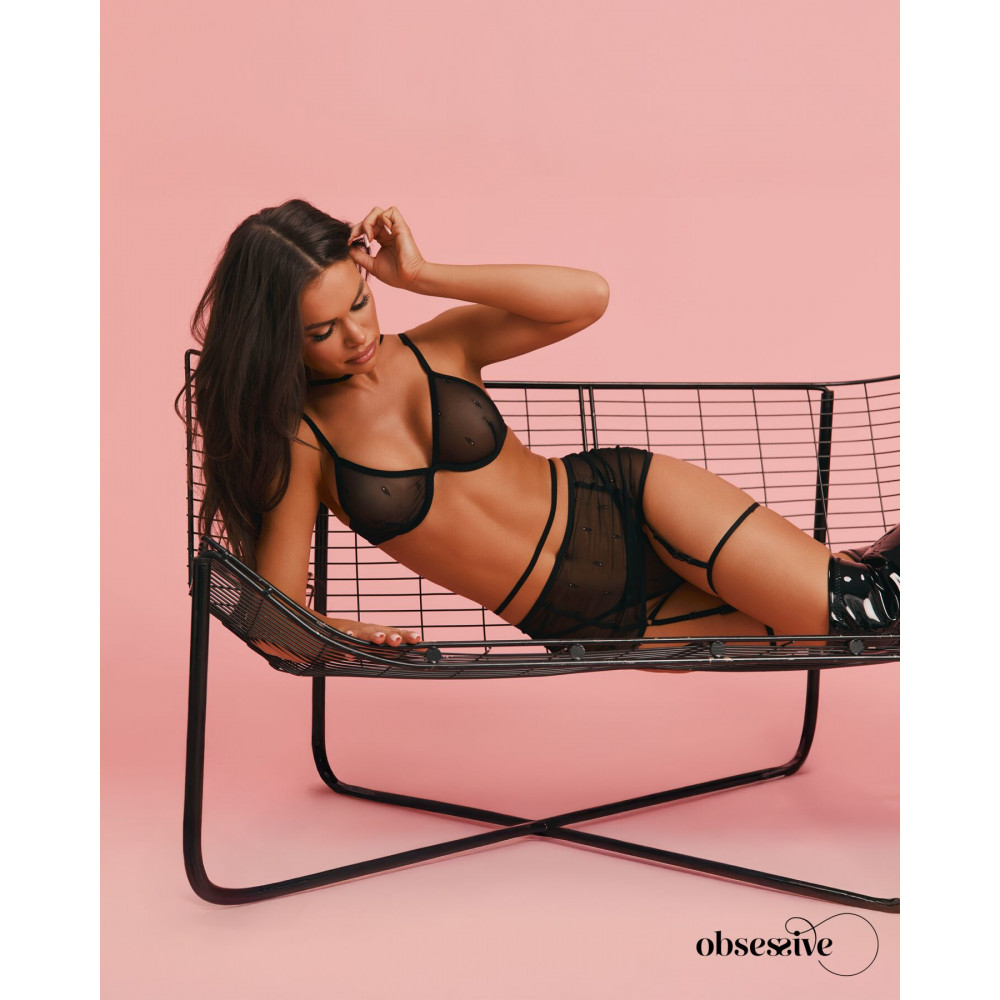 Еротичні комплекти - Комплект Obsessive Anniverse Special 4-pcs set L/XL 3
