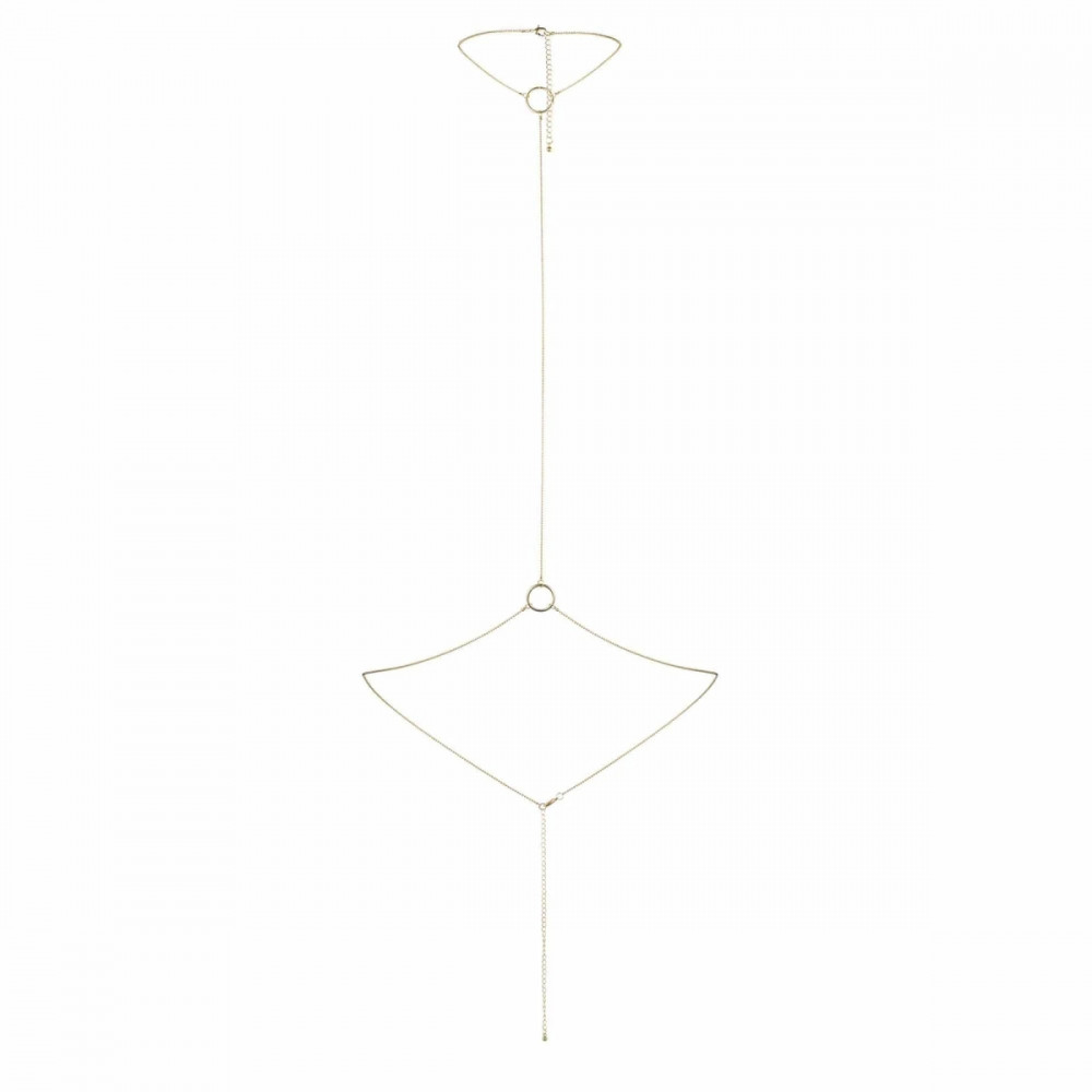 Різне - Ланцюжок на шию та пояс Bijoux Indiscrets Magnifique I Body Chain - sILVER, прикраса на тіло 2