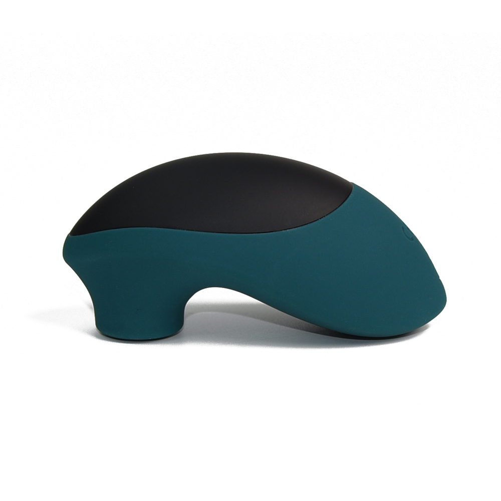 Вакуумный вибратор - Вакуумный стимулятор для клитора Sweet Em, чёрно-зелёный 1