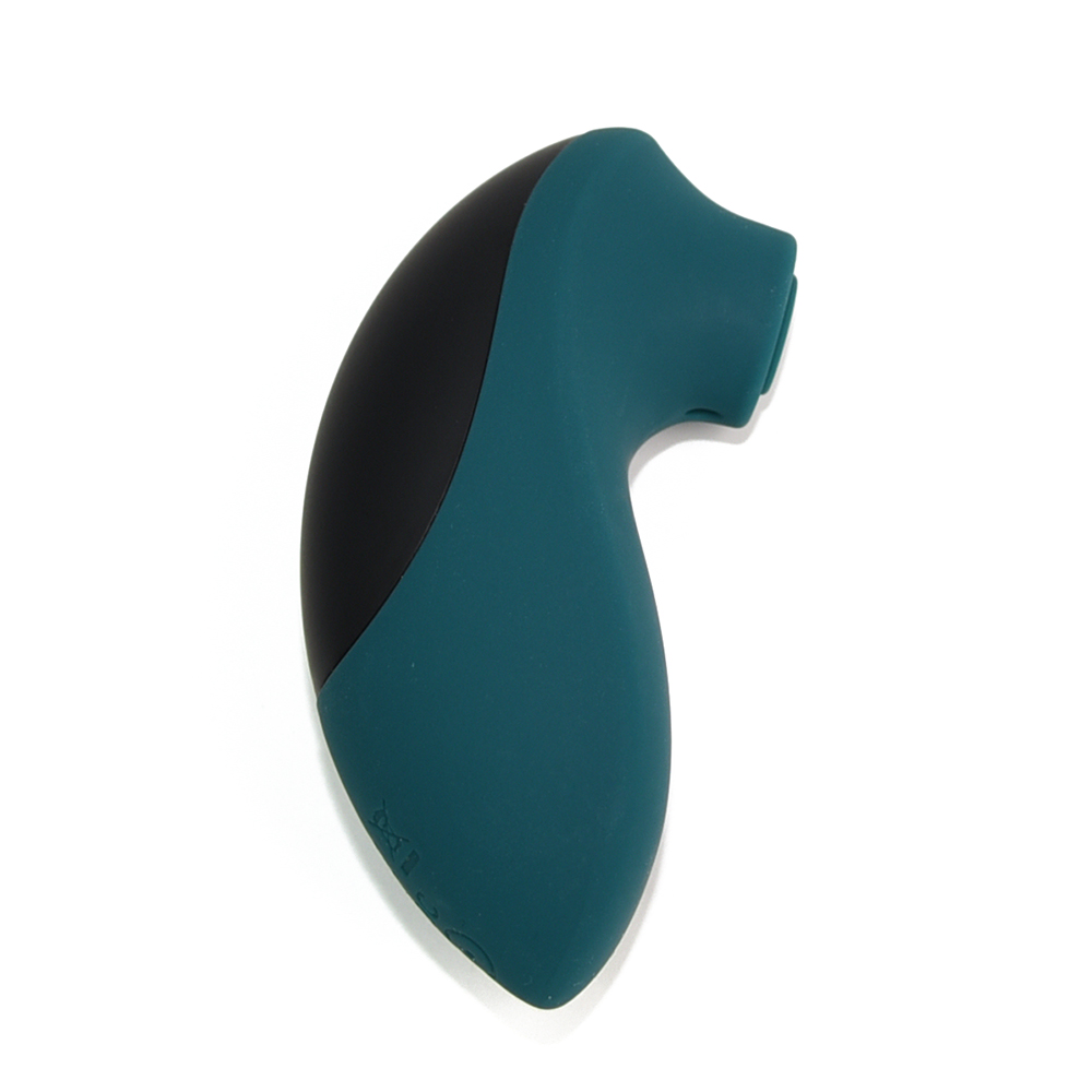 Вакуумный вибратор - Вакуумный стимулятор для клитора Sweet Em, чёрно-зелёный 2