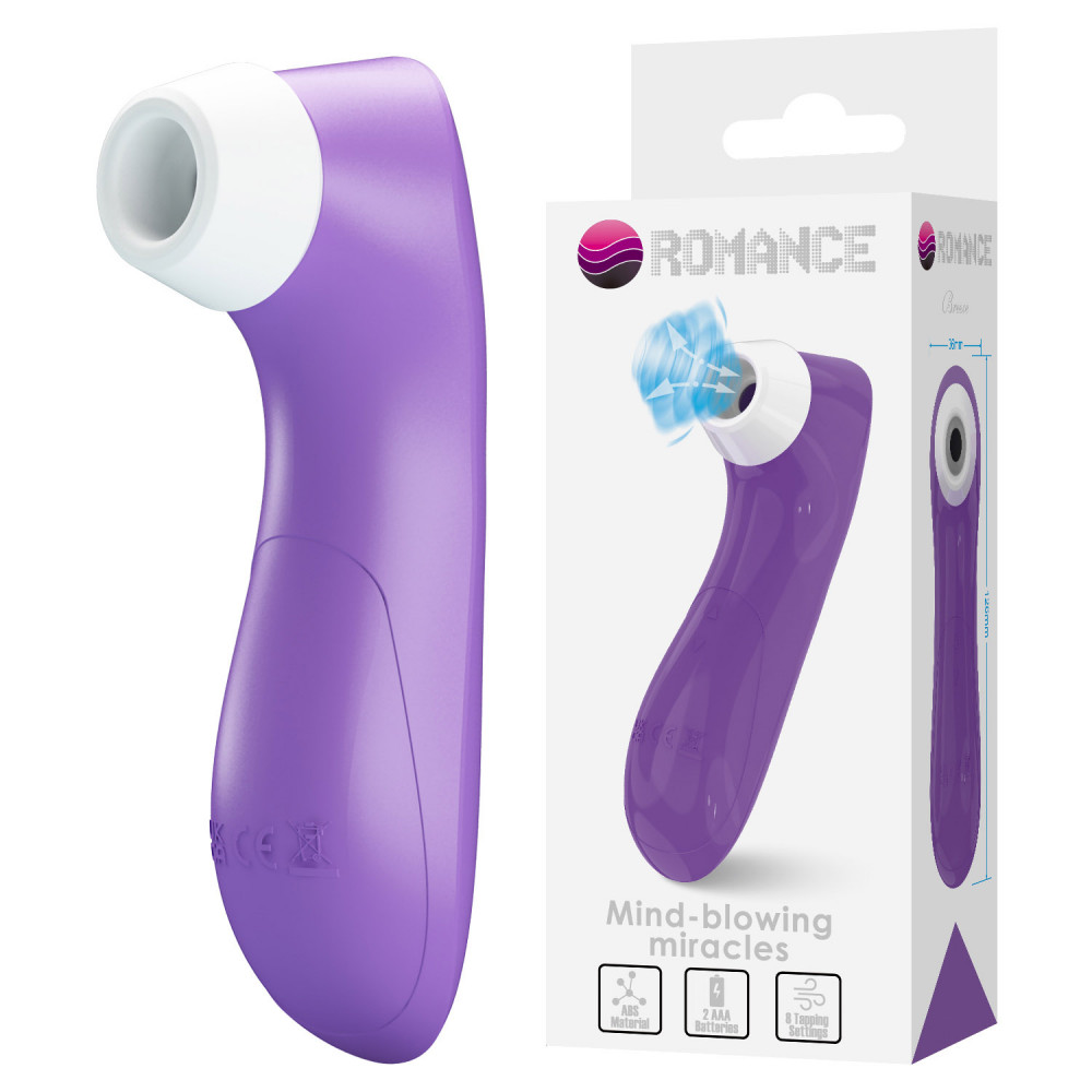  - Вакуумный стимулятор клитора Romance - Breeze Purple, MC40-1