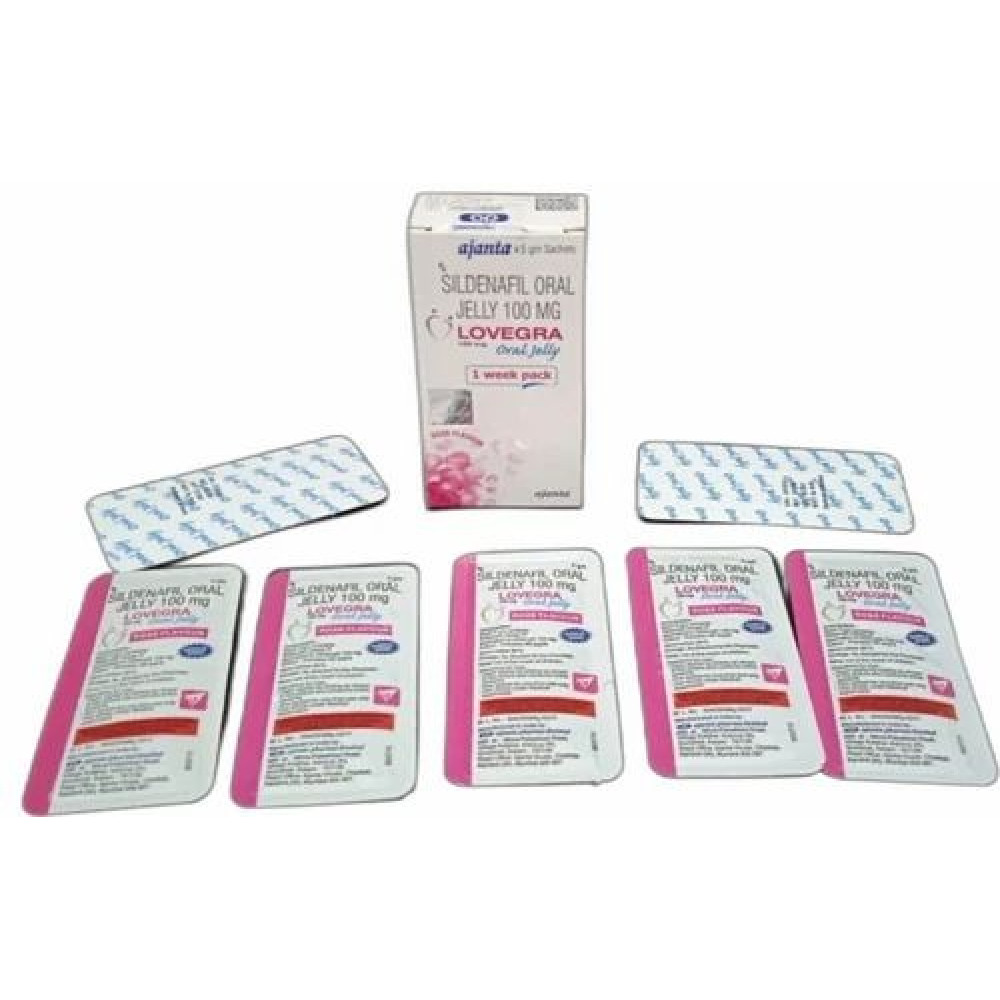 Возбуждающие средства - Возбуждающее Желе для женщин LOVEGRA Oral Jelly (цена за упаковку,7 пакетиков) 2