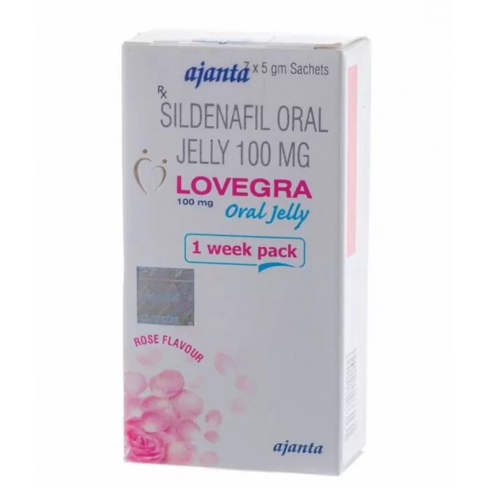 Возбуждающие капли - Возбуждающее Желе для женщин LOVEGRA Oral Jelly (цена за упаковку,7 пакетиков) 2