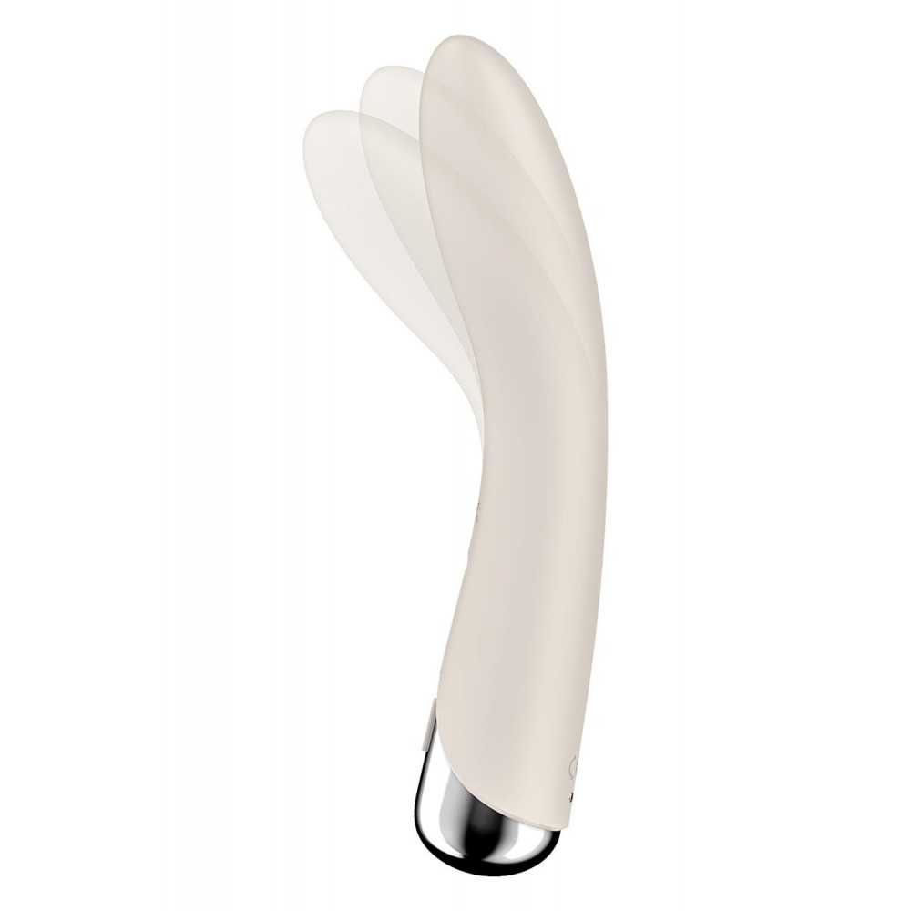  - Вибратор для точки G Satisfyer Spinning Vibe 1 с ротацией, молочный