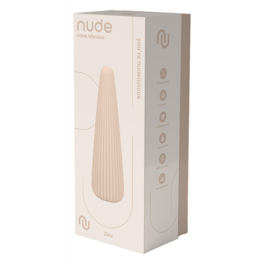  - Вибратор для тренировки мышц Кегеля Dream Toys Nude Zina дорожный размер нюдовый 5